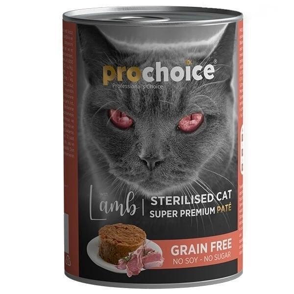 Pro Choice Sterilised Kuzulu Kısırlaştırılmış Konserve Kedi Maması 400 Gr - Image 1