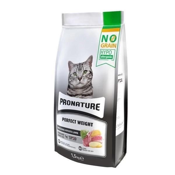 Pronature Sterilised Tahılsız Kuzu Etli Kısırlaştırılmış Yetişkin Kedi Maması 1.5 Kg - Image 1