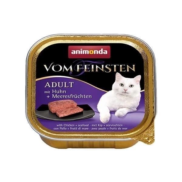 Animonda Tavuk ve Deniz Mahsüllü Yetişkin Konserve Kedi Maması 100 Gr - Image 1