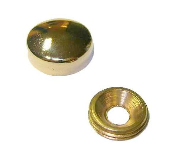 Vida Kapama Kapağı 15 mm, Sarı - 10 Adet - Image 1