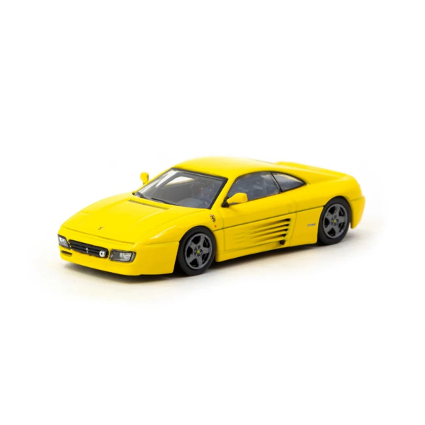 Tarmac Works X iXO Models 1/64 Ferrari 348 Challenge Yellow - Image 1