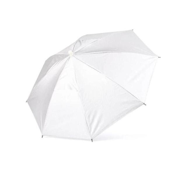 Beyaz Kafa Şemsiyesi 1 Adet - Image 1