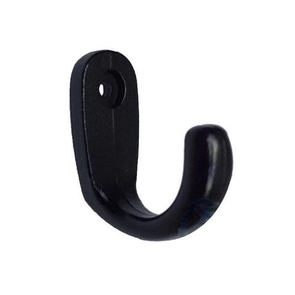 Büyük Tekli Fincan Askı, Dekor Askısı - Siyah, 100 Adet, 12x23x30 mm - Image 1