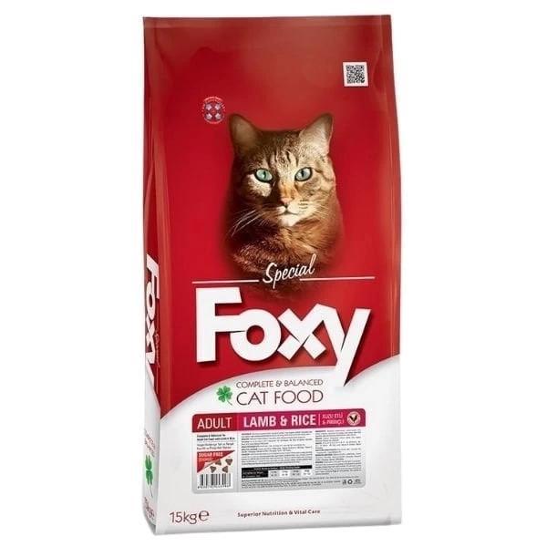 Foxy  Kuzulu ve Pirinçli Yetişkin Kedi Maması 15 Kg - Image 1