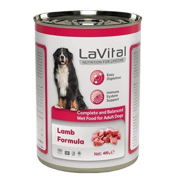Lavital Adult Kuzulu Bağışıklık Sistemi Destekleyici Yetişkin Köpek Konservesi 400 Gr - Image 1