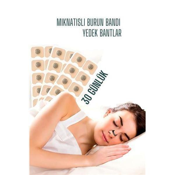 Modacar Manyetik Burun Bandı - 30 GÜNLÜK YEDEK Sporcu Burun Bandı - Horlama Önleyici Azaltıcı  - Image 1