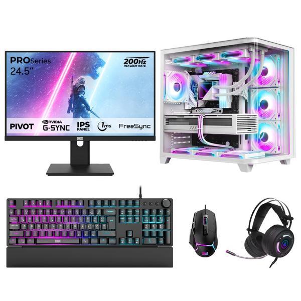 Dragos DRx7715 Ryzen 7 5700X 32GB 1TB NVMe 16GB RTX5060Ti 24.5 İnç 200Hz 1ms Oyuncu Hazır Sistem - Image 1
