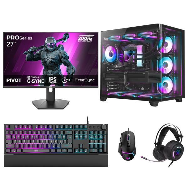 Dragos DRx7819 Ryzen 7 5700X 32GB 1TB NVMe 12GB RTX5070 27 İnç 200Hz 1ms Oyuncu Hazır Sistem - Image 1