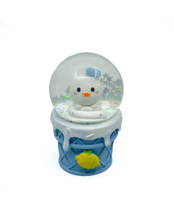 Işıklı Kar Küresi Beyaz Civciv 7 cm - Image 1