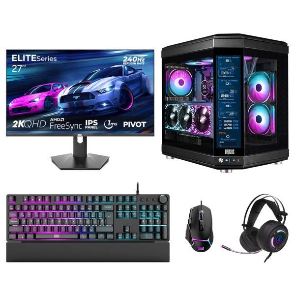 Dragos DRx7905 Ryzen 9 9950X 32GB DDR5 2TB GEN4 NVMe 16GB RTX5070Ti 27 İnç 240Hz 1ms QHD Oyuncu Hazır Sistem - Image 1
