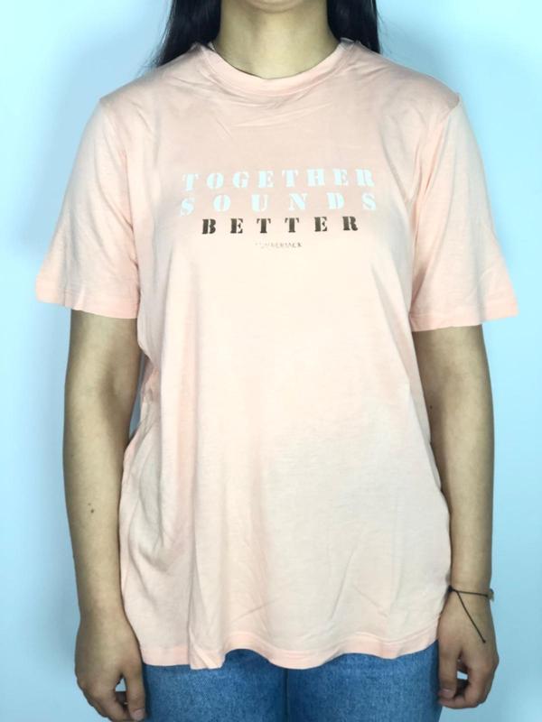 Lumberjack WL LAYA 11SL10 3FX Somon Kadın Kısa Kol T-Shirt Kadın Tişört - Image 1