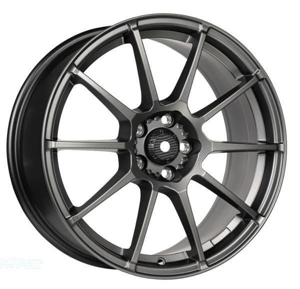 EMR-S1042-168 8.0x18" -5x100 ET45 67.1 Matt Gun Metal Jant (4 Adet) - Image 1