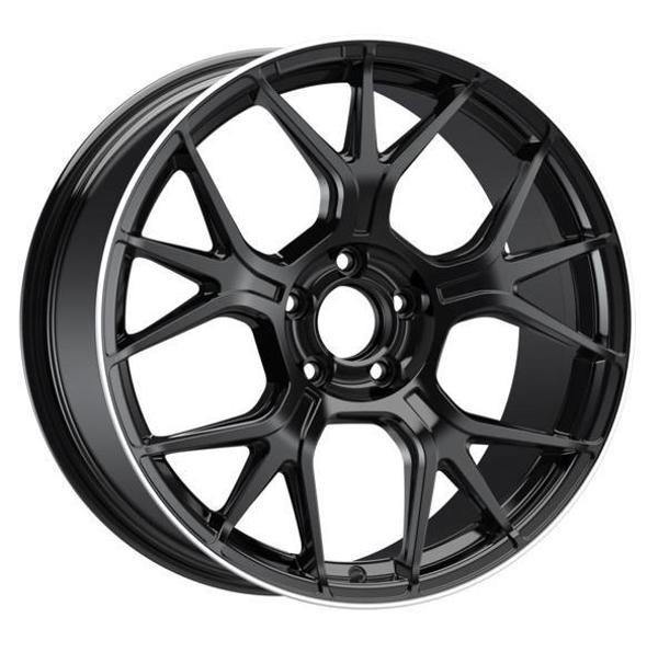 EMR-S1047-11 9.5x19" -5x112 ET48 66.6 Black Lip Diamond Jant (4 Adet) - Image 1