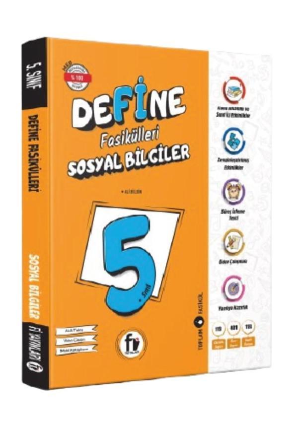 Fi Yayaınları 5. Sınıf Define Sosyal Bilgiler Fasikülleri Konu Anlatımlı - Fi Yayınları - Image 1