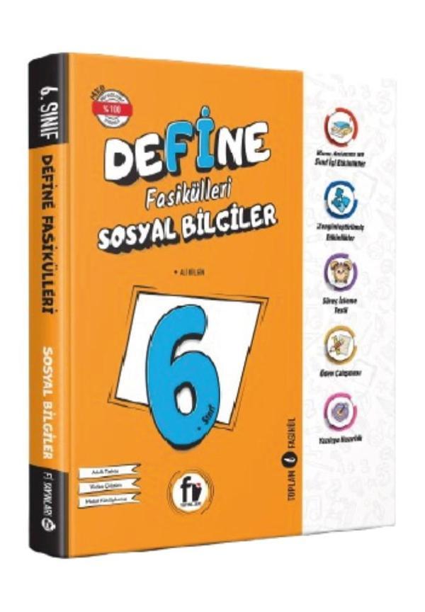 Fi Yayınları Maarif Model 6. Sınıf Define Sosyal Bilgiler Konu Anlatımlı Fasikülleri - Fi Yayınları - Image 1
