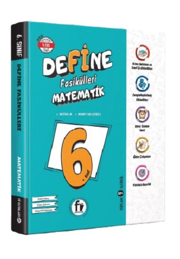 Fi Yayınları Maarif Model 6. Sınıf Define Matematik Konu Anlatımlı Fasikülleri - Fi Yayınları - Image 1