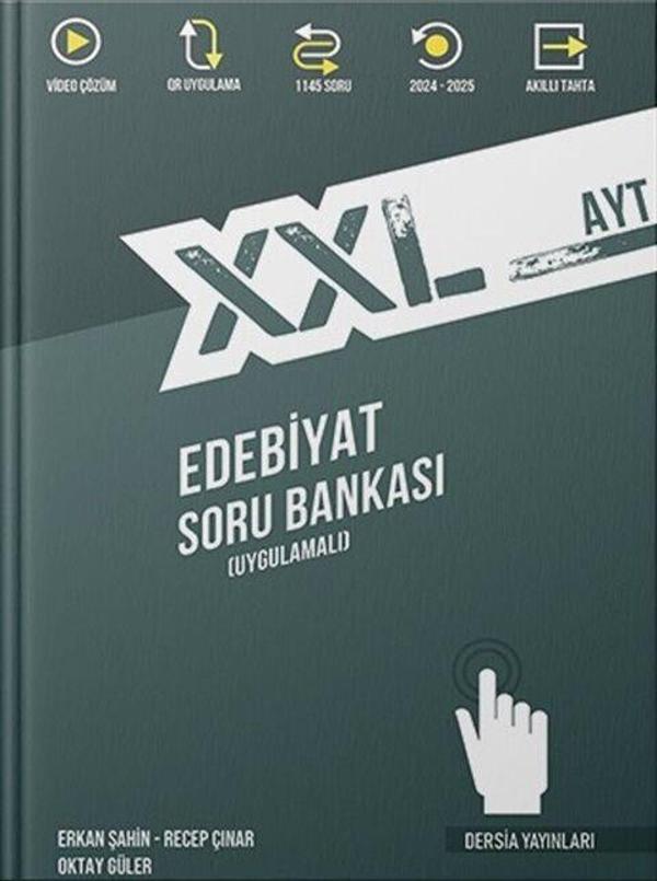 Dersia Yayınları AYT XXL Edebiyat Uygulamalı Soru Bankası Güncel Baskı - Dersia Yayınları - Image 1