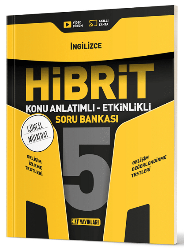 Hız Yayınları 5. Sınıf İngilizce Hibrit Konu Anlatımlı Etkinlikli Soru Bankası Hız Yayınları - Hız Yayınları - Image 1