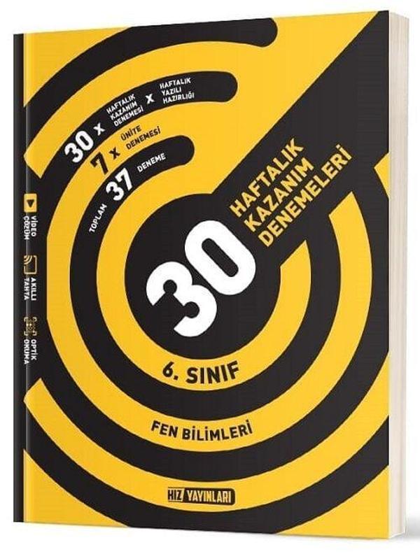 Hız Yayınları 6. Sınıf Fen Bilimleri 30 Deneme - Hız Yayınları - Image 1