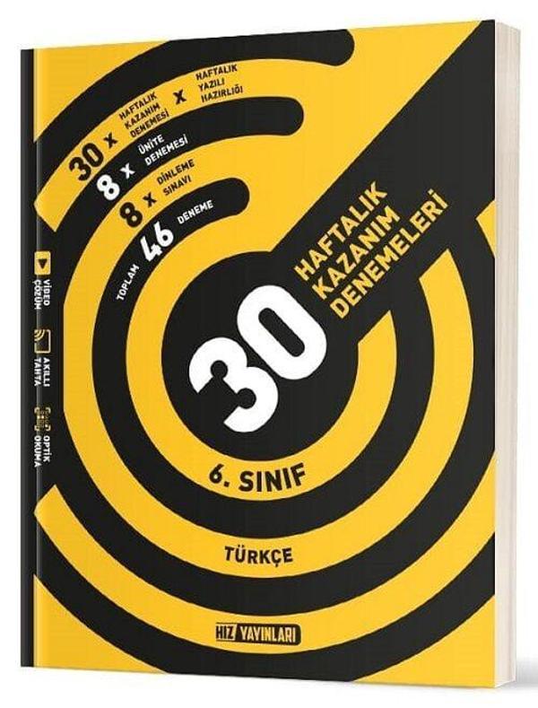 Hız Yayınları 6. Sınıf Türkçe 30 Deneme - Hız Yayınları - Image 1
