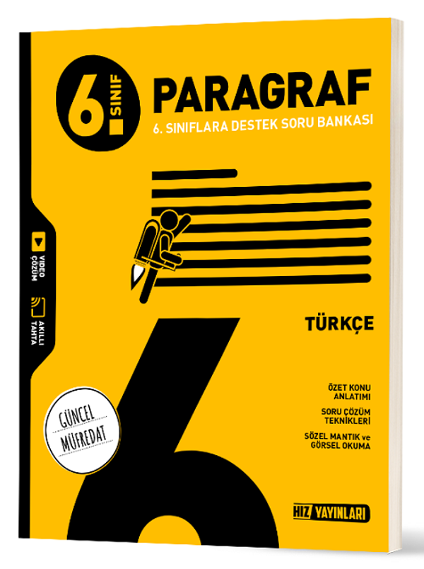 Hız Yayınları 6. Sınıf Türkçe Paragraf Soru Bankası Hız Yayınları - Hız Yayınları - Image 1