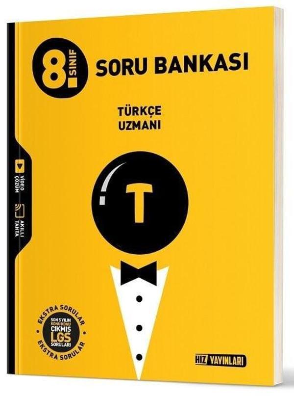 Hız Yayınları 8. Sınıf Türkçe Uzmanı Soru Bankası Video Çözümlü - Hız Yayınları - Image 1
