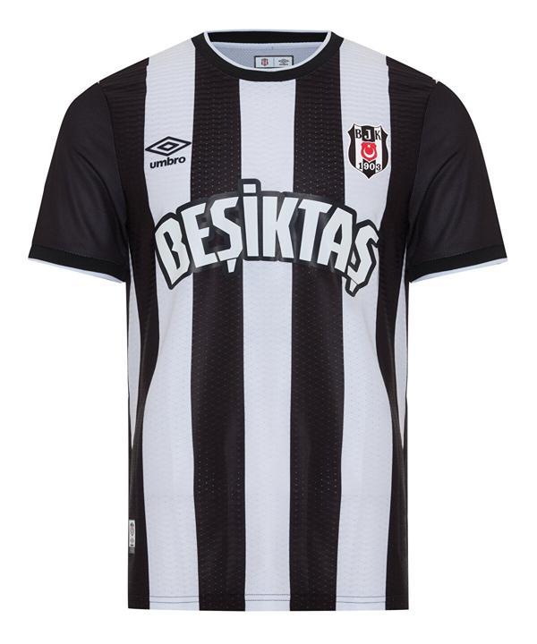 Beşiktaş S.K. Bjk 25/26 Umbro Çubuklu Forma Unisex Forma - Image 1