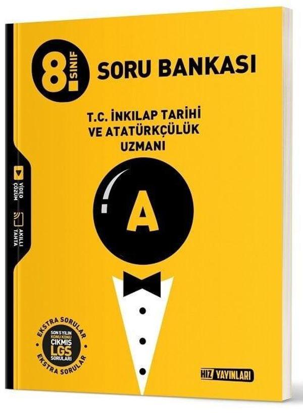 Hız Yayınları 8. Sınıf TC İnkilap Tarihi ve Atatürkçülük Uzmanı Soru Bankası Video Çözümlü - Hız Yayınları - Image 1