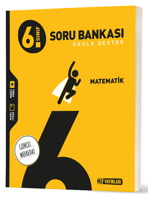 Hız Yayınları 6. Sınıf Matematik Soru Bankası Çözümlü Hız Yayınları - Hız Yayınları - Image 1
