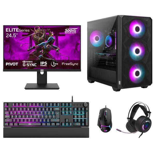 Dragos DRx7788 Ryzen 7 7800X3D 32GB DDR5 2TB GEN4 NVMe 16GB RTX5060Ti 24.5 İnç 300Hz 1ms Oyuncu Hazır Sistem - Image 1