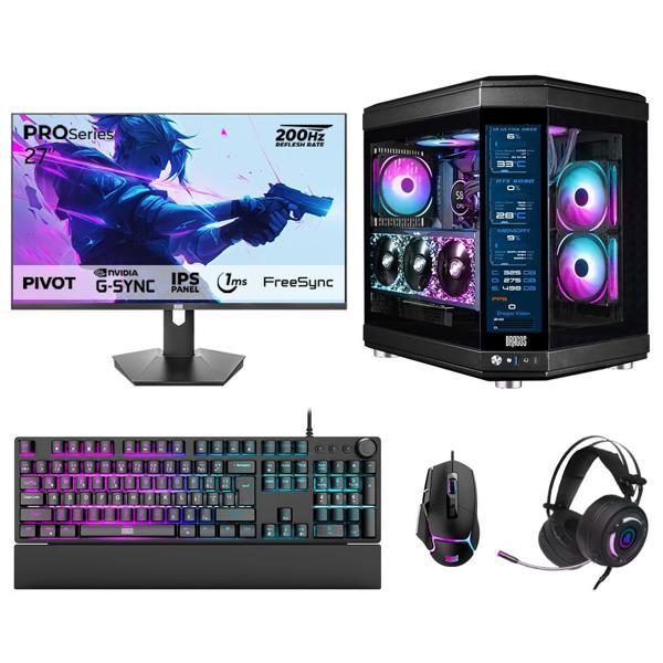 Dragos DRx7873 Ryzen 7 7800X3D 32GB DDR5 2TB GEN4 NVMe 12GB RTX5070 27 İnç 200Hz 1ms Oyuncu Hazır Sistem - Image 1
