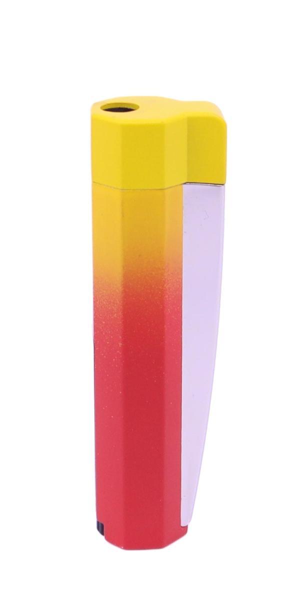 Metal Tek Torch Jet Alev Puro Çakmağı - Sarı/Turuncu - Image 1
