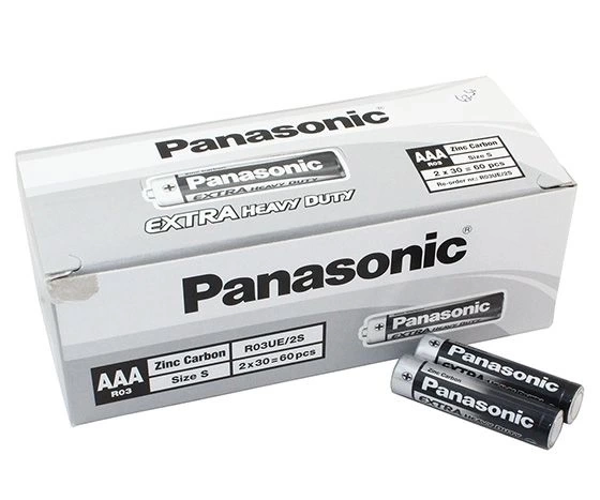 Panasonic Manganez İnce Kalem Aaa Pil 60'lı Paket - Image 1