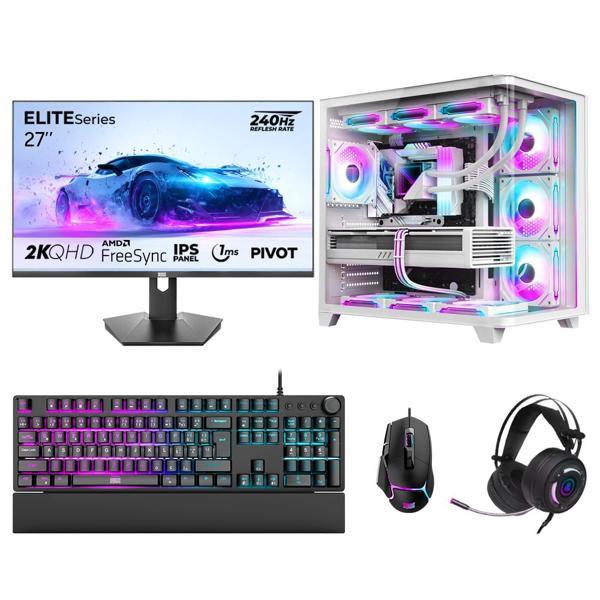 Dragos DRx7895 Ryzen 7 9800X3D 32GB DDR5 2TB GEN4 NVMe 16GB RTX5070Ti 27 İnç 240Hz 1ms QHD Oyuncu Hazır Sistem - Image 1
