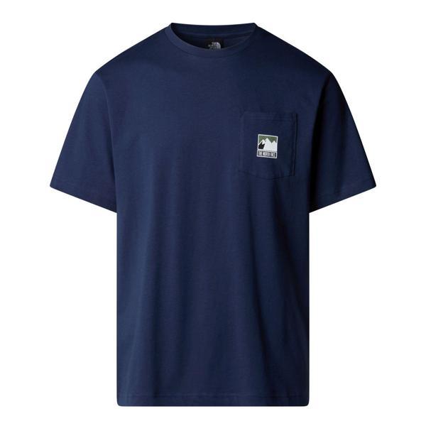 The North Face M MOUNTAIN LOGO RELAXED S/S POCKET TEE Erkek Tişört NF0A8E3M8K21 - Image 1