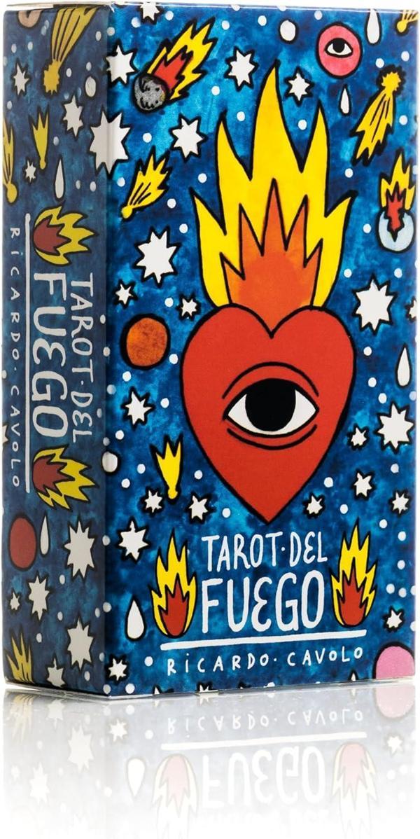 Fournier Tarot del Fuego by Ricardo Cavolo, Tarot Kartları - Image 1