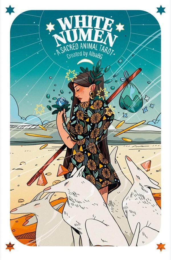 White Numen A Sacred Animal Tarot Kartı Metal Kutu - Image 1