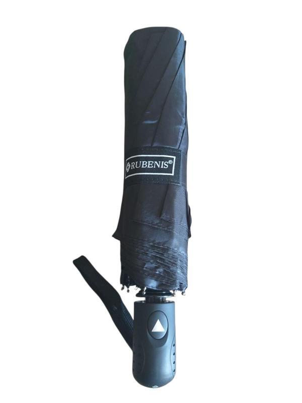 Rubenis 10Telli Yarı Otomatik Lüx Şemsiye Siyah - Image 1