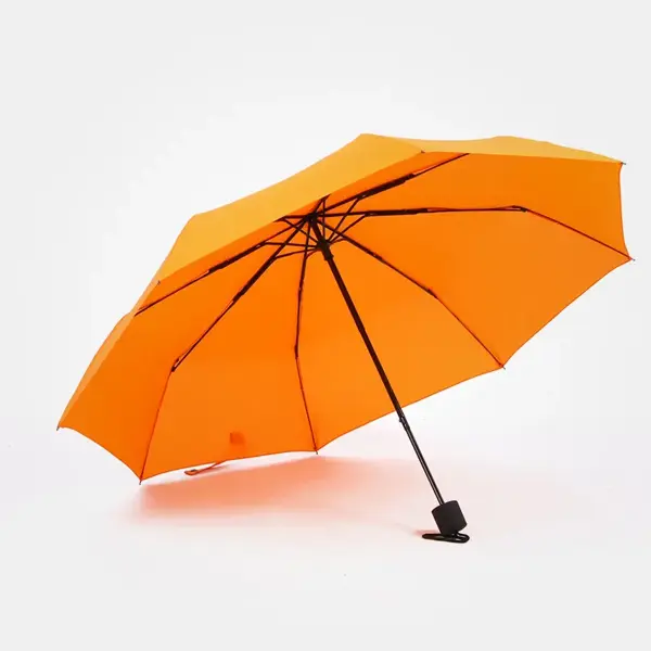 Mini Çanta Boy Bayan Şemsiyesi Turuncu Manuel Şemsiye - Image 1