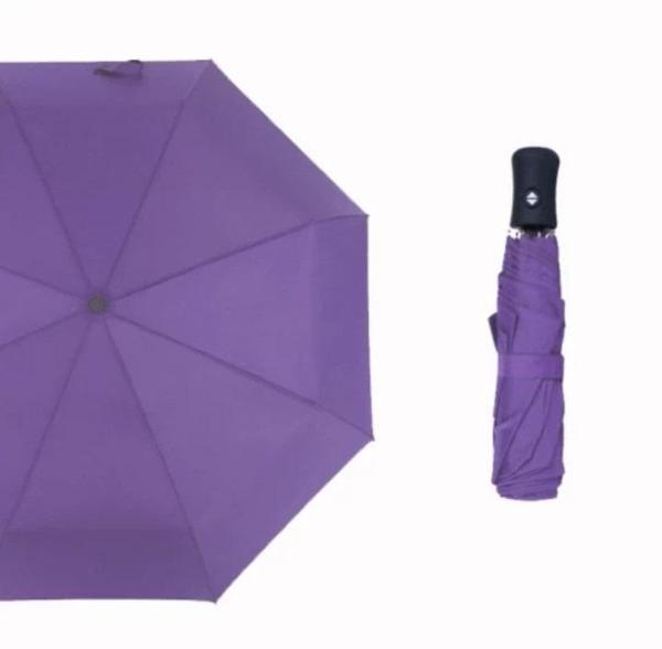 İldeşli Tam  Otomatik Çanta Boy Mor Şemsiye - Image 1
