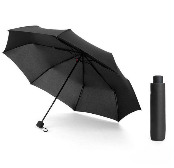 Mini Çanta Boy Bayan Şemsiyesi Siyah Şemsiye - Image 1