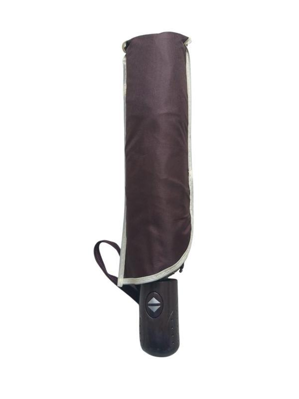 Tam Otomatik Kahverengi 8 Tel Bayan Şemsiye - Image 1