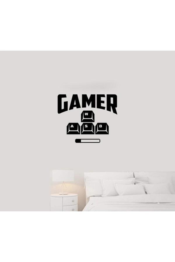 Meriç Lazer Ahşap Gamer Tuşlu Duvar Dekoru - Image 1