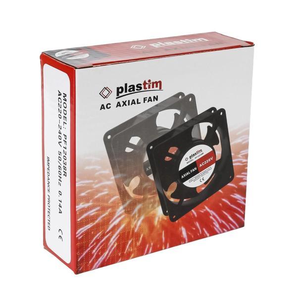 Plastim Bilezikli Aksiyel Fan 120x120x38mm 220V AC - Image 1