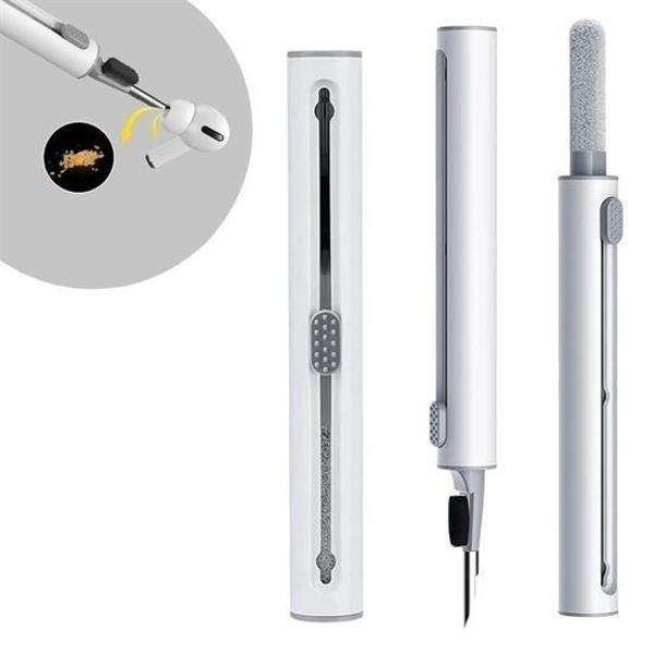 BUFFER®  Çok Amaçlı Yumuşak Fırçalı Kablosuz Kulaklıklar İçin Kulaklık Temizleme Kiti - Image 1