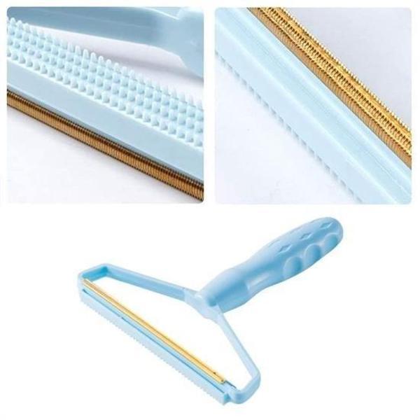 BUFFER® Çift Taraflı Elbise Kazak Plastik Kumaş Tüy Alma ve Tiftik Temizleyici Toplayıcı Taşınabilir - Image 1