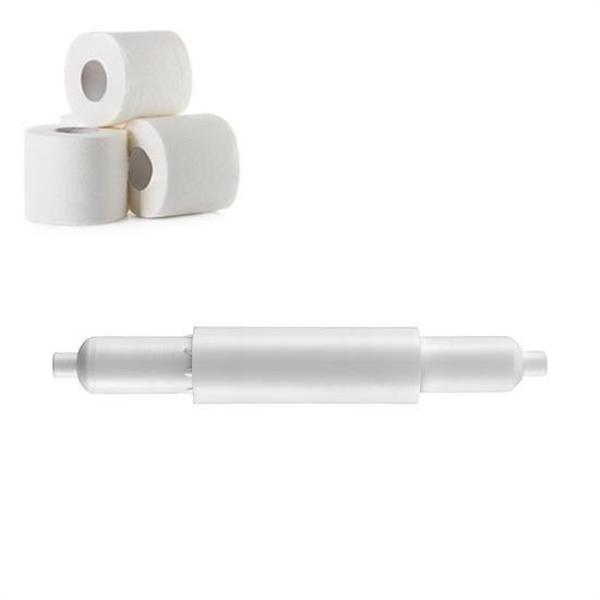 BUFFER® WC Tuvalet Kağıdı Makarası Beyaz Tuvalet Kağıdı Tutucu Makara - Image 1
