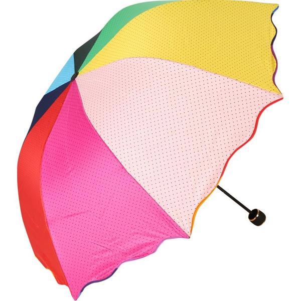 Marlux  Gökkusağı Renkli Puantiyeli Rüzgâra Dayanıklı Şemsiye - Image 1
