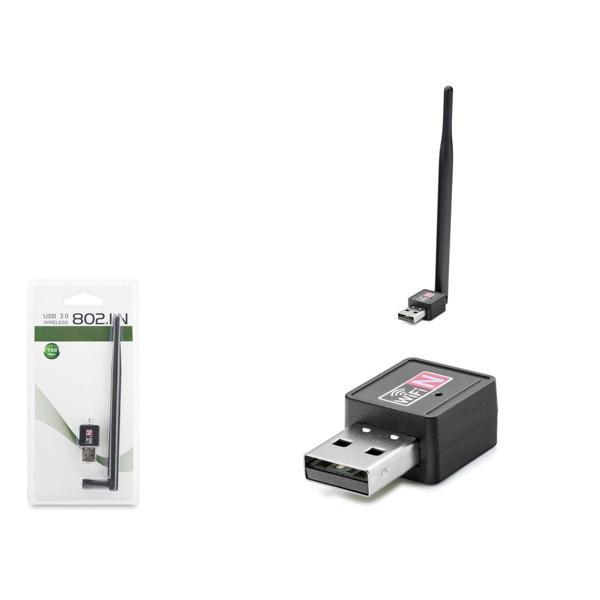 Pix-Link LV-UW02T Wi-Fi 2.4Ghz 150Mbps 5dBi Antenli 8818IC USB Kablosuz Adaptör - Siyah - Image 1