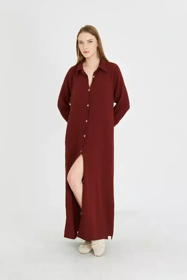 Müslin Gömlek Elbise - Image 1